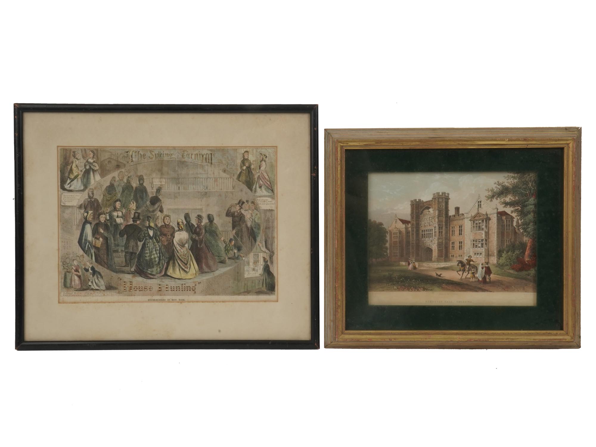 ANTIQUE HAND COLORED ENGRAVINGS BY THOMAS ALLOM PIC-2